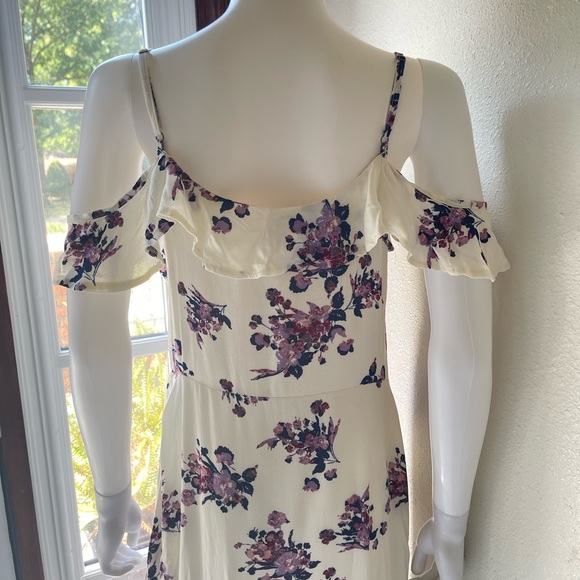 Xhilaration ruffle floral maxi dress - Picture 9 of 12